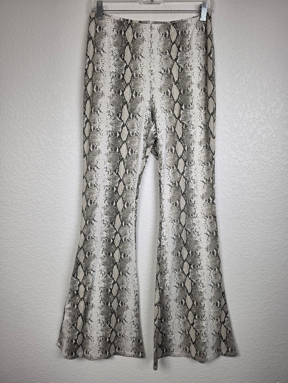 Anthropologie Jodifl Medium Snake Print Flared Pants